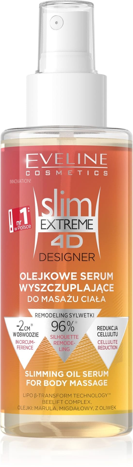 EVELINE 4D SLIM Serum olejkowe wyszczuplające 150m