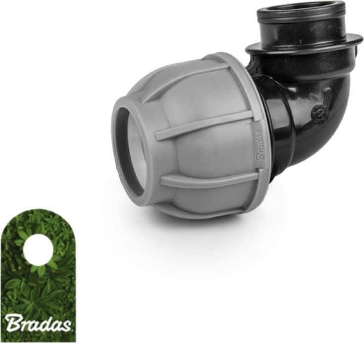Bradas Kolanko do rur PE 90 20mm GW 3/4" PN10 Bradas 7179