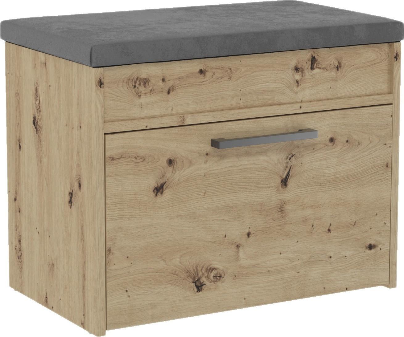 SZAFKA NA BUTY PARMA MINI SIEDZISKO SCHOWEK DĄB ARTISAN