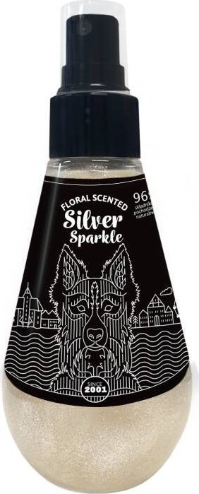 Over Zoo Silver Sparkle mgiełka z brokatem dla zwierząt 150 ml