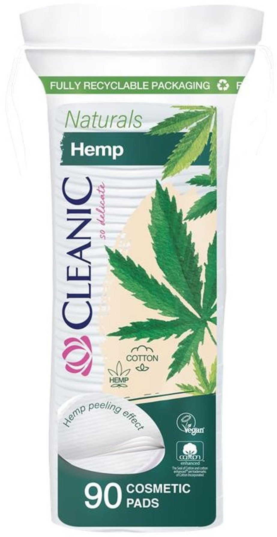 Cleanic Płatki higieniczne Naturals Hemp 1op.-90szt