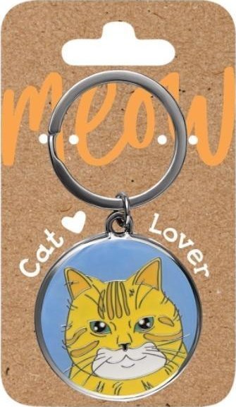 Brelok dla kociarzy - rudy kot