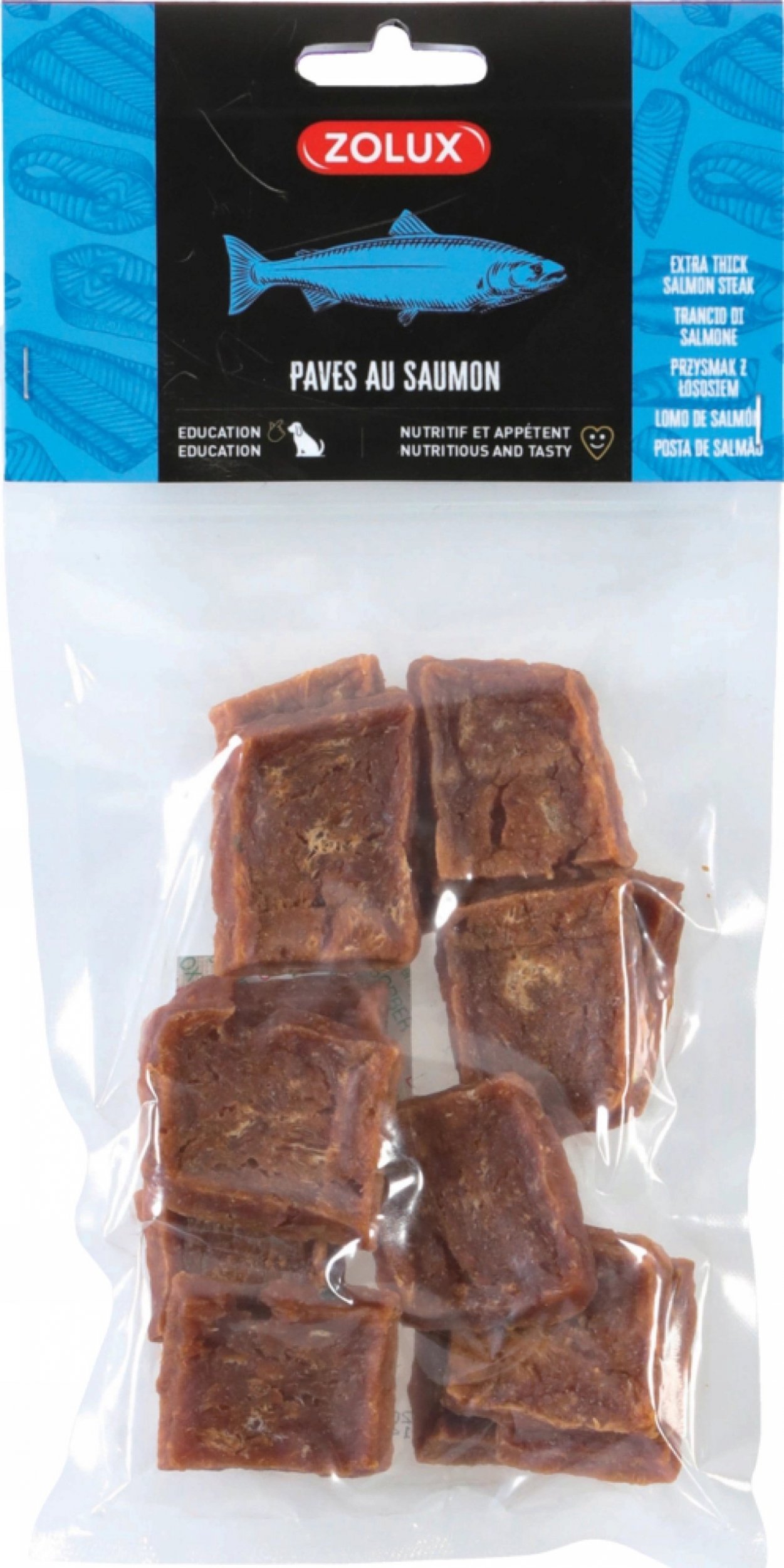 Zolux ZOLUX Przysmak naturalny dla psa Stek łosoś 100g