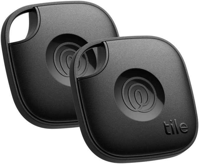 Tile Mate 2024 locator, 2-pack, black