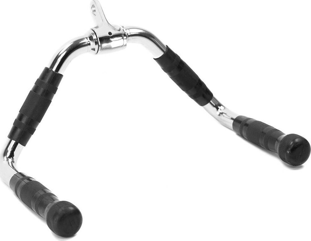 UnderFit Uchwyt do wyciągu wioślarski, gumowany, 42,5 x 19,5 cm