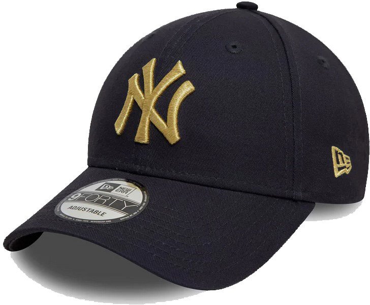 Czapka NEW ERA z daszkiem NYY Metallic 9FORTY Cap Granatowa