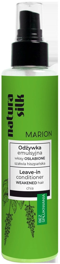 MARION Natura Silk Odżywka emulsyjna bez spłukiwania Włosy osłabione 150 ml