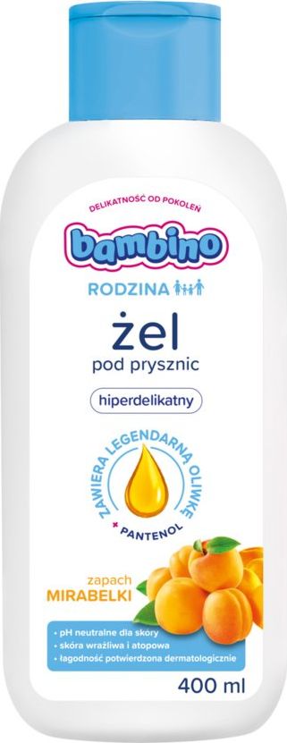 Bambino Żel pod prysznic Rodzina Mirabelka 400ml