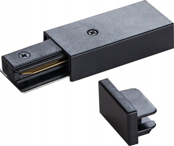 DPM Złączki końcowe do szyny natynkowej, czarne, X-LINE