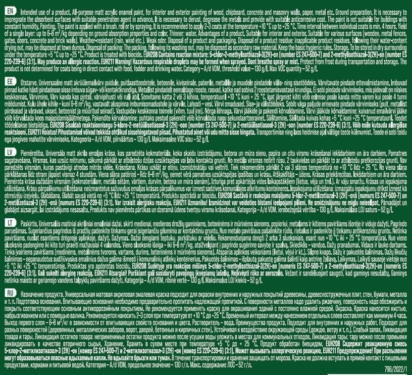 Pentacolor PAINT AQUAMEL LIGHT YELLOW 3 KG MATT