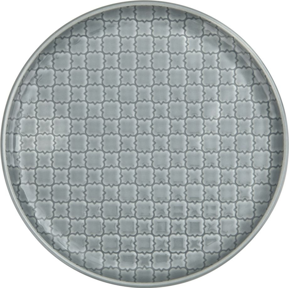 Lubiana Talerz płytki deserowy 20cm Marrakesz szaro-niebieski