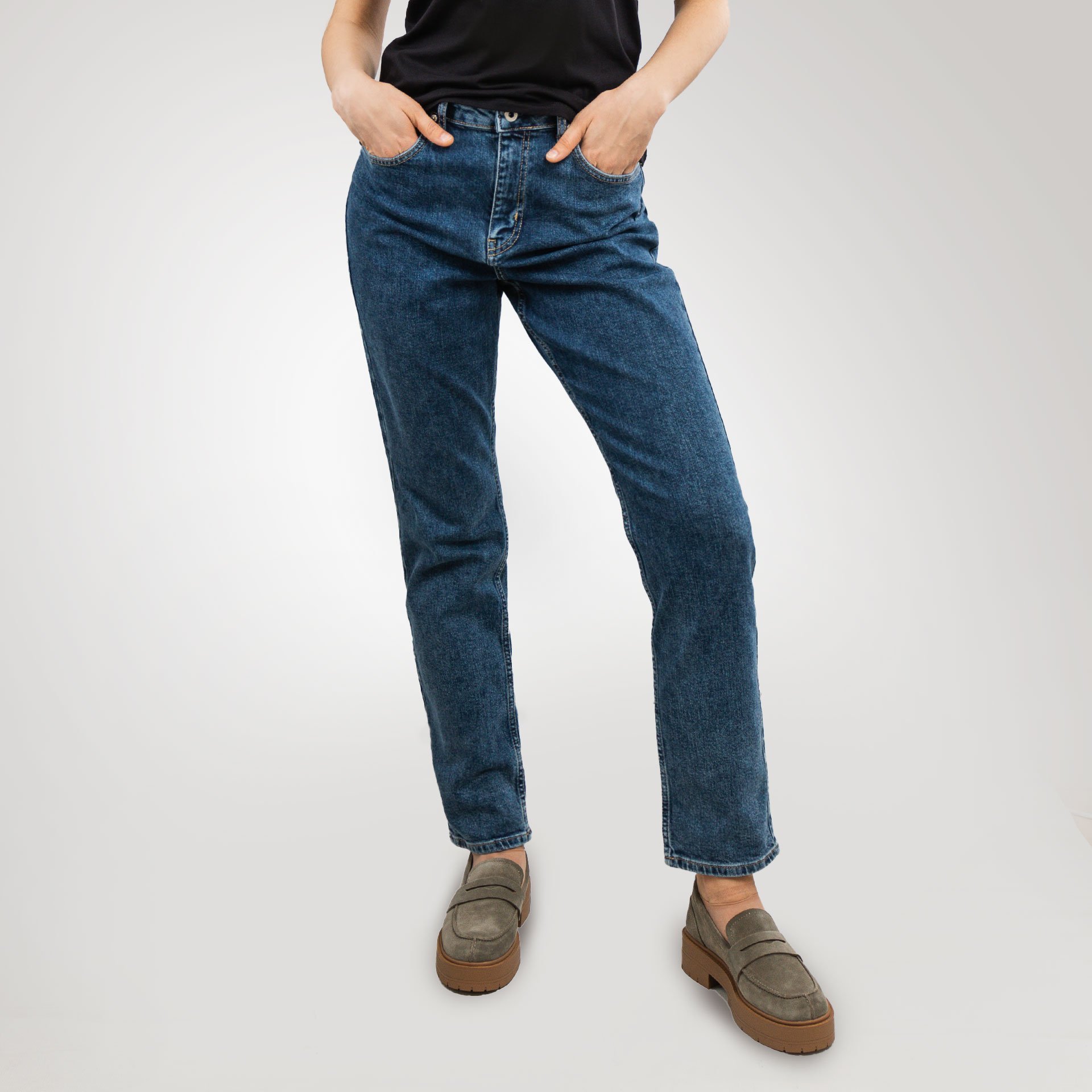 Karl Lagerfeld Spodnie jeansowe damskie Karl Lagerfeld