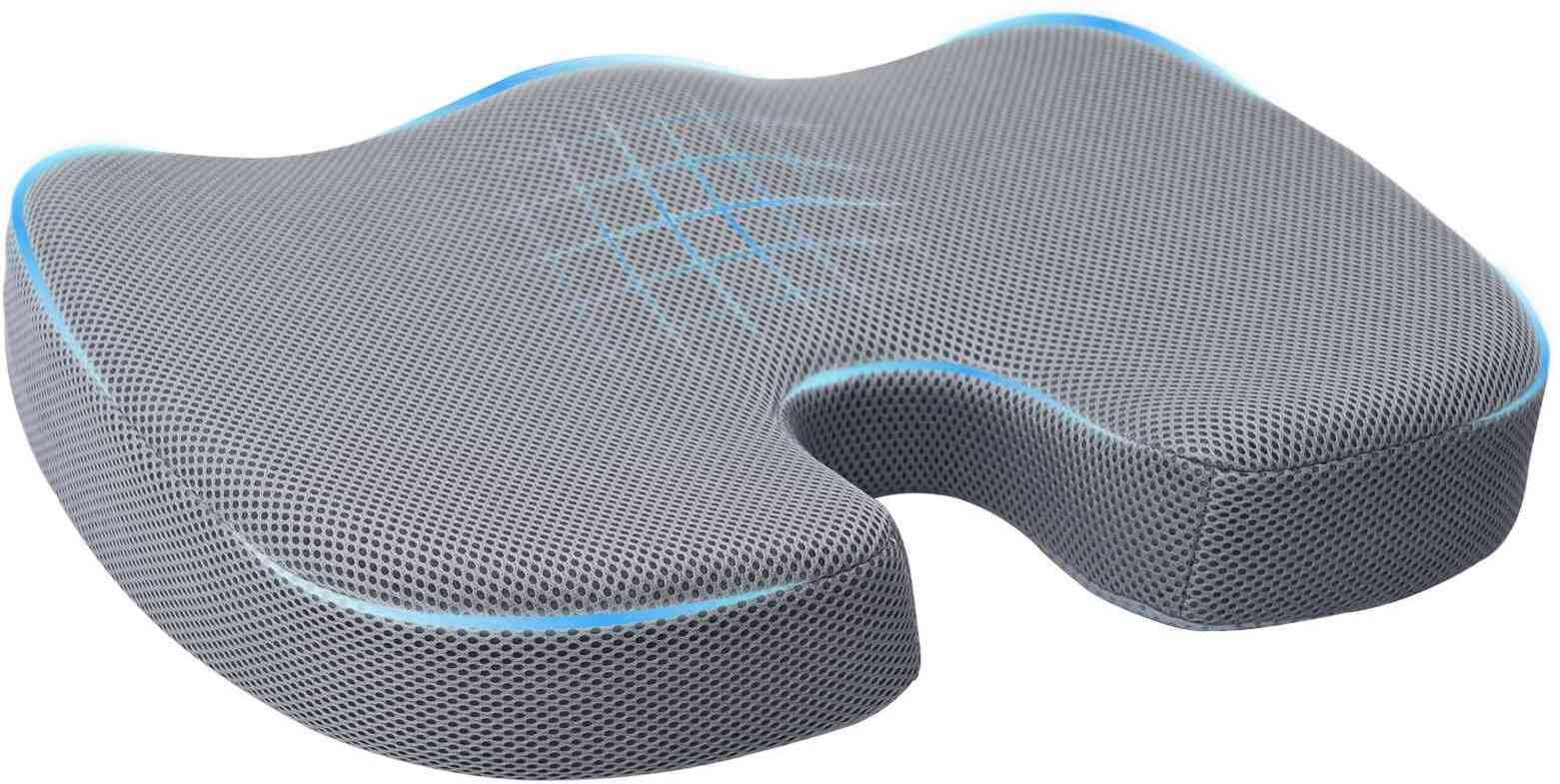 vidaXL Poduszka z poduszką szary 46 x 38 x 8 cm siatka