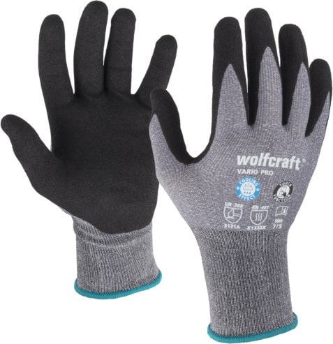 Wolfcraft Rękawiczki robocze roz. S Vario Pro