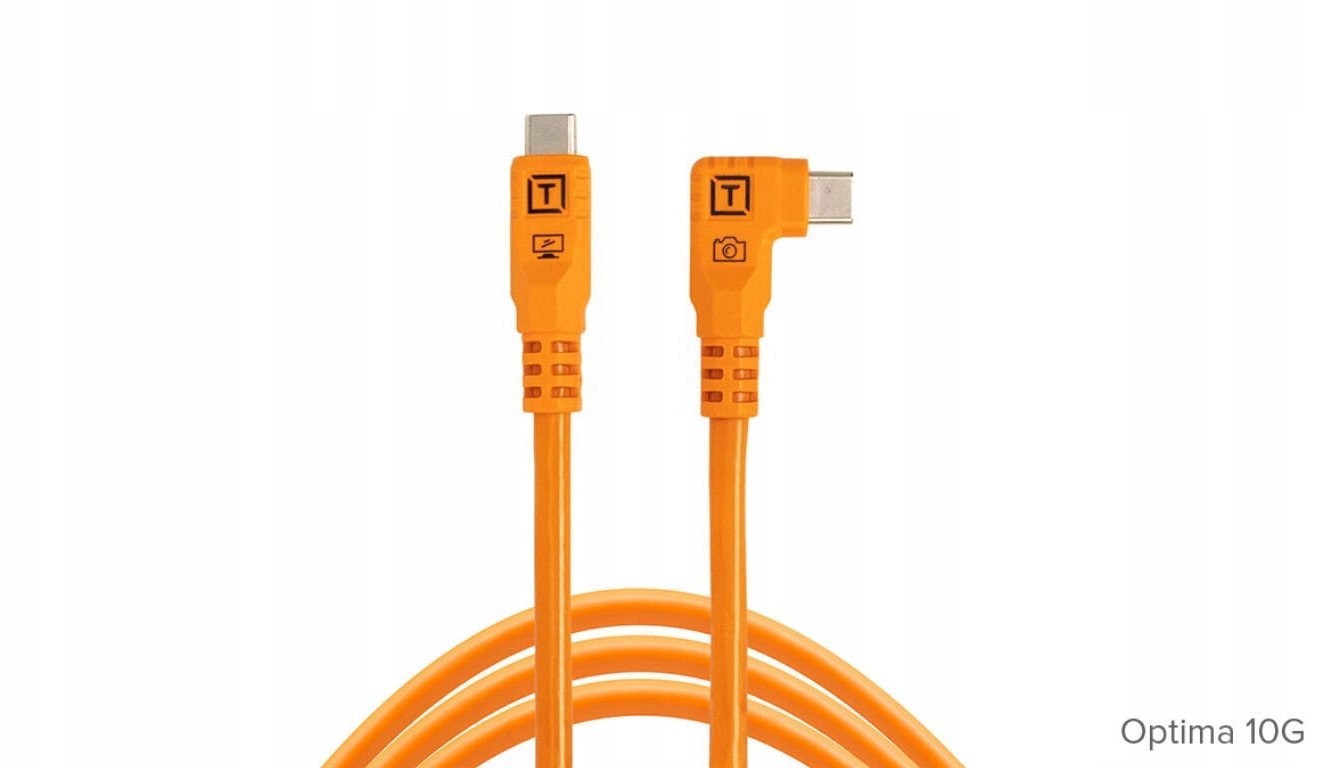 Tether Tools TetherPro USB-C Optima 10G rechts orange 3m