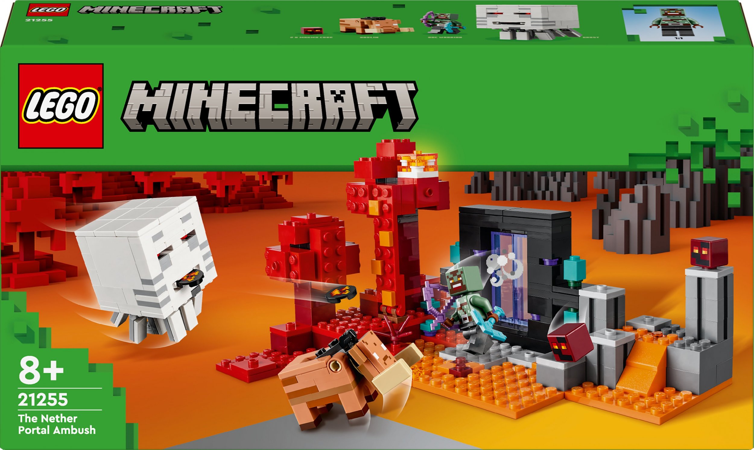 LEGO Minecraft Zasadzka w portalu do Netheru (21255)