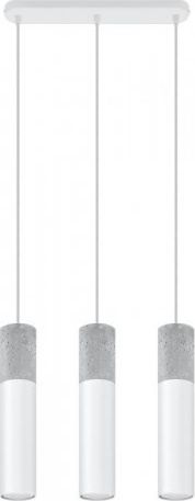 Lampa wisząca Sollux Lampa wisząca BORGIO 3L biały
