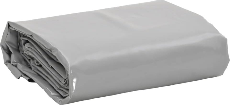 vidaXL Plandeka, szara, 3x3 m, 600 g/m²