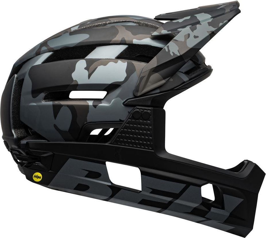Bell Kask full face SUPER AIR R MIPS SPHERICAL matte gloss black camo r. L 58–62 cm (308744)