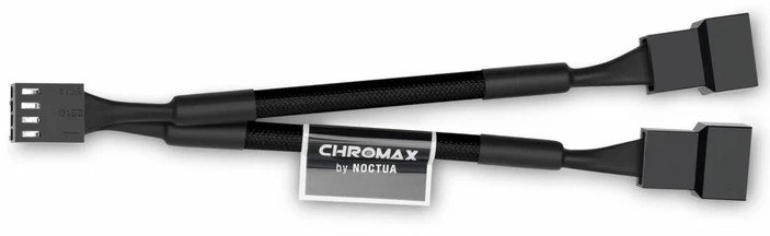 Noctua 4-pin - 4-pin x2, 0.11m, Czarny (NA-YC1 chromax.black)