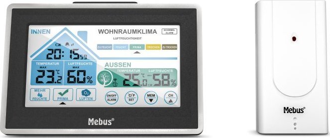 Stacja pogodowa Mebus Mebus 01026 Wireless Weather Station