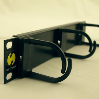 NetRack Organizator kabli 10”/1U Czarny (110-001-010-002)