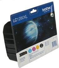 Tusz Brother zestaw tuszy oryginalnych LC-1280XLVALBP (cyan, magenta, yellow, black)