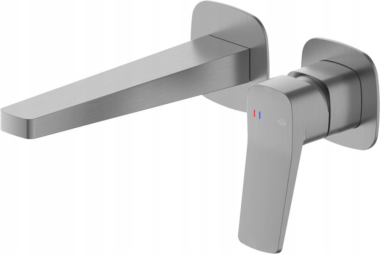 4529-810-61 / KFA / MALAGA / BATERIA UMYWALKOWA PODTYNKOWA, ŚCIENNA, PVD GUN METAL GREY /