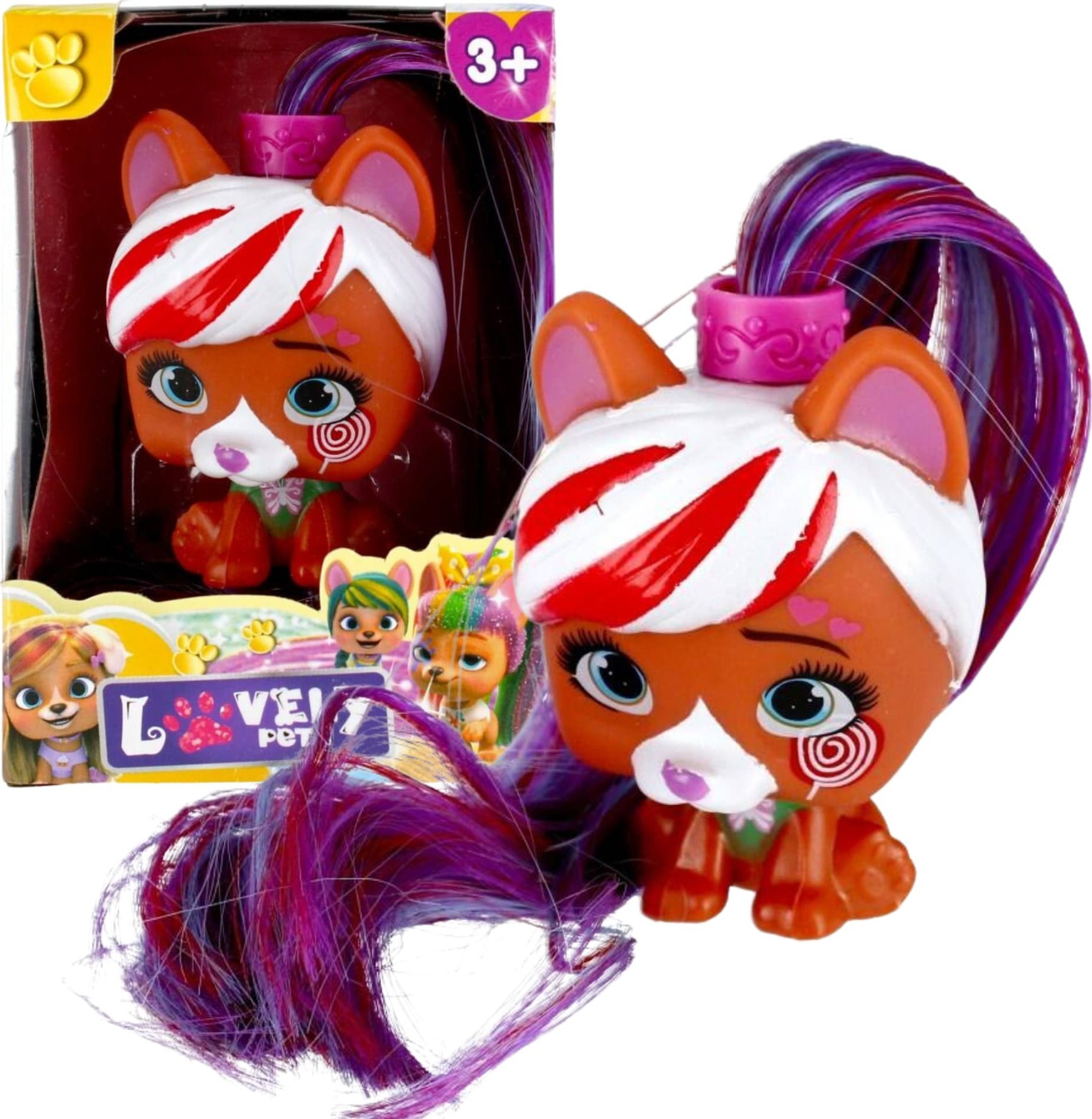 Mega Creative LALKA PIESEK 7CM 8X11X6 MC MIX6 DISP 12/180/360