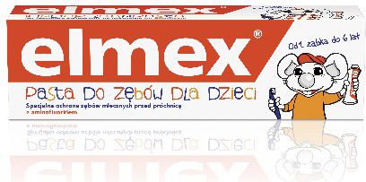 Elmex Pasta do zębów Dla Dzieci 0 do 6 lat 50 ml