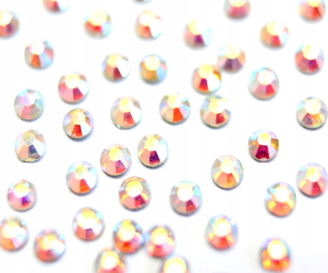 Cosmetics Zone Cyrkonie typ Swarovski 100szt rozmiar SS4 - opalizujące