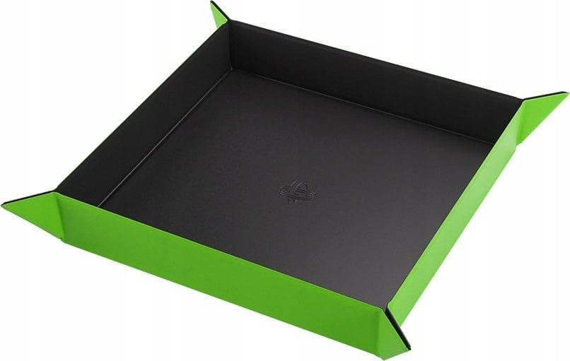 Gamegenic Gamegenic: Magnetic Dice Tray - Square - Black/Green
