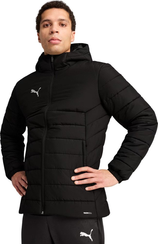 Kurtka męska Puma Kurtka męska Team Additions Hooded Padded czarny 659795 03 XL