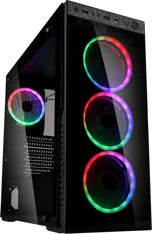 Obudowa Kolink Horizon RGB Midi-Tower, Tempered Glass - schwarz