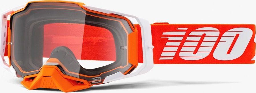 100% Gogle 100% ARMEGA Googgle REGAL Clear Lens (Szyba przezroczysta Anti-Fog, LT 88%-92%) (NEW)