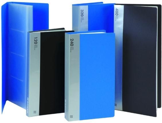 Donau Wizytownik PP na 120 wizytówek czarny 110x192x16mm. (1342120PL-01)
