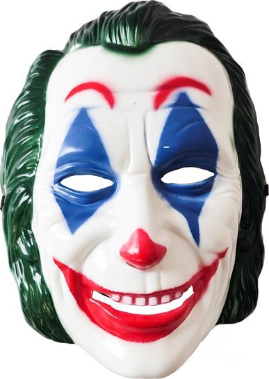 PRC STRASZNA MASKA JOKER HALOWEEN KARNAWAŁ