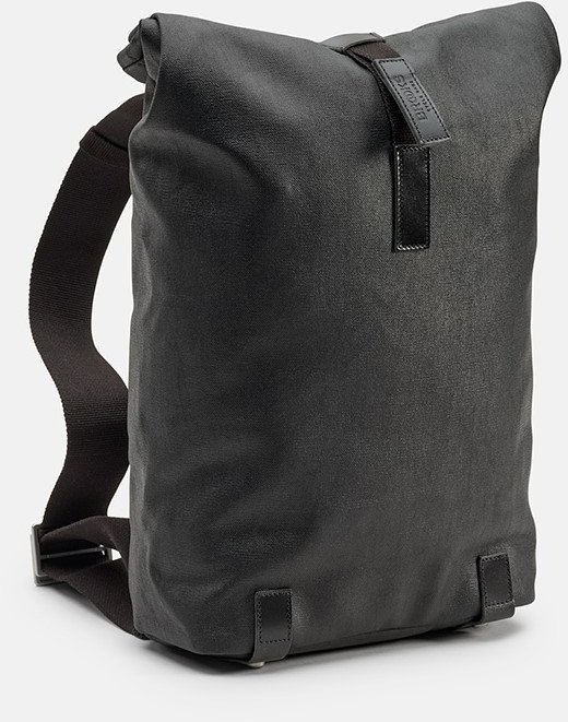 Plecak BROOKS PICKWICK COTTON CANVAS, Total Black, Pojemność 12L, Wodoodporna bawełna (NEW)