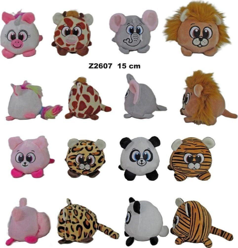 Zwierzęta kula 15cm MIX