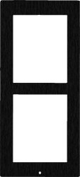 2N IP VERSO płyta czołowa do montażu natynkowego dla 2 modułów czarna 9155022B
