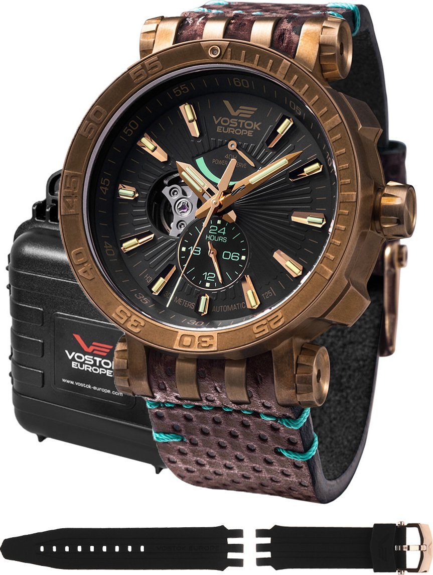 Zegarek Vostok Europe Zegarek męski Vostok Europe YN84-575O540 brązowy