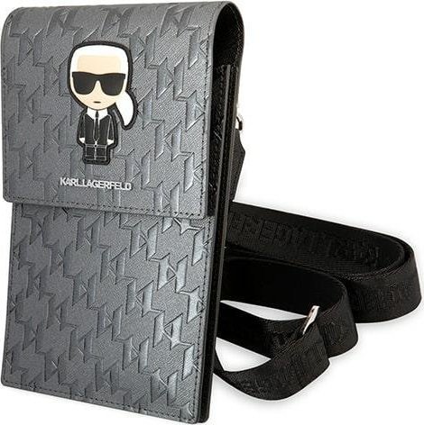 Karl Lagerfeld Torebka KLWBSAMIPG srebrny/silver Ikonik Karl Monogram Patch NoSize