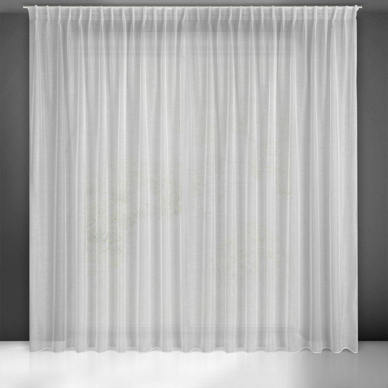 Eurofirany FIRANA GOTOWA BELISSA NA TAŚMIE 300X300 CM BIAŁY