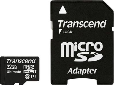 Karta Transcend Ultimate 600x MicroSDHC 32 GB Class 10 (TS32GUSDHC10U1)