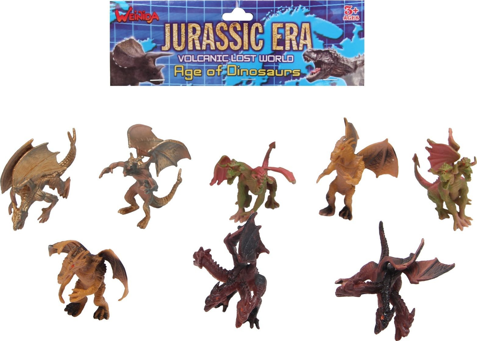 Figurka Trifox DINOZAURY SMOKI 8 SZTUK