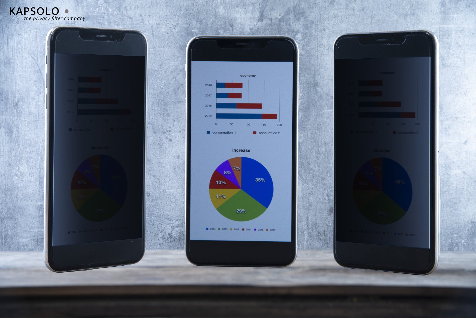 KAPSOLO KAPSOLO 4-Way Adhesive Privacy Samsung Galaxy A6 Plus (2018), 15.2 cm (6"), Smartphone, 2H, Privacy, 7 g