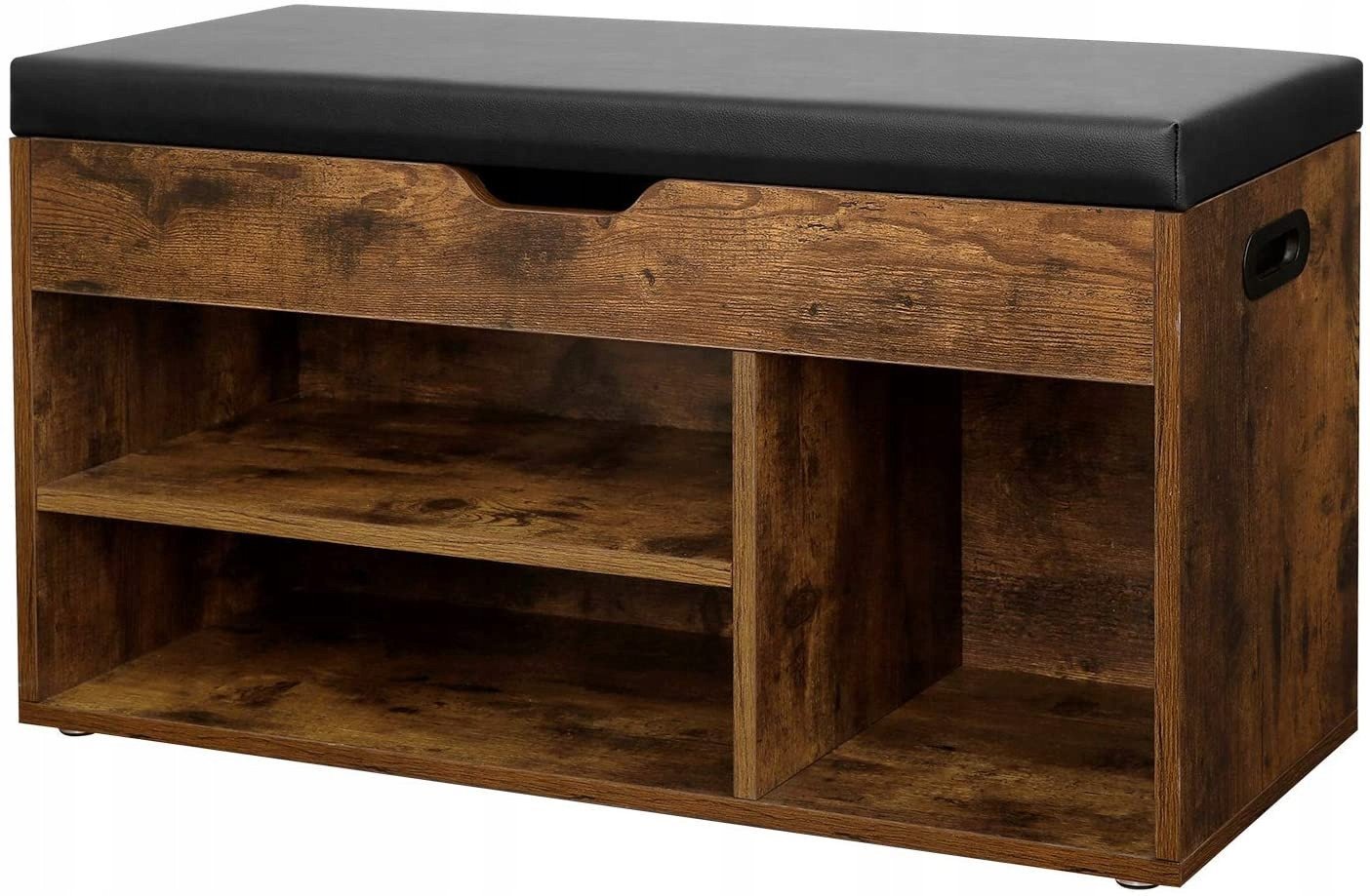 Batų spintelė LHS30BX, ruda/juoda