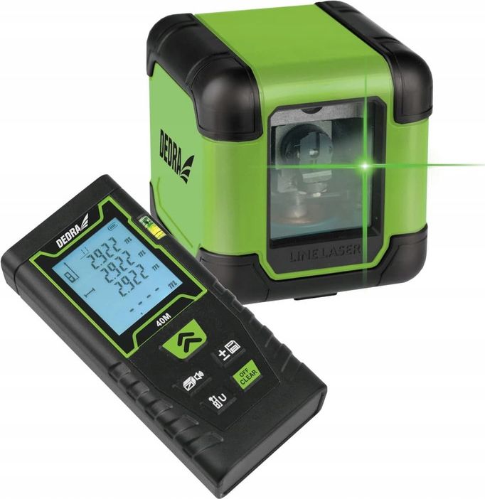 Dedra Laser krzyżowy MC0920 zielony 30 m