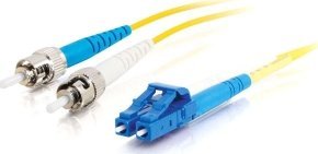 C2G C2G LC-ST 10Gb 50/125 OM3 Duplex Multimode PVC Fiber Optic Cable (LSZH) - Netzwerkkabel - ST multi-mode (M) zu LC Multi-Mode (M) - 3 m - Glasfaser