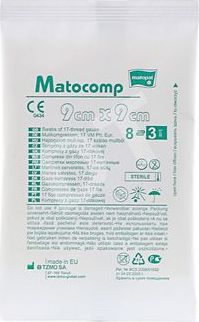 Staples Kompresy gazowe jałowe 9x9cm, 3 sztuki